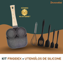 KIT Frigidex + Utensílios de Silicone
